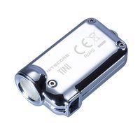 Nitecore TINI-SSGC Lumen Super Stainless Steel USB Rechargeable Keychain Flashlight, Small, Glacier