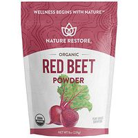 USDA Certified Organic Beet Root Powder, 8 Ounces, Non GMO, Gluten Free, Whole Red Beets