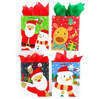 Super"Jolly Faces" Christmas Gift Bags by FLOMO