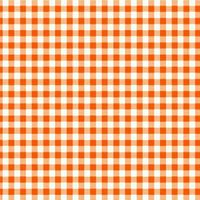 Disposable 3-Ply Party Napkins Paper, Orange Plaid (Pack of 50)