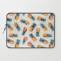 Buteri Eratio Pineapples Crystals Neoprene Protective Laptop Sleeve 13 Inch MacBook Air Case MacBook Pro Sleeve and 13 Inch Laptop Bag Cover