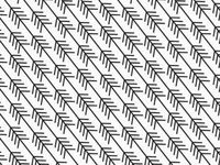 Lumos80 Pack of 144 Kinetic Arrow White Print Tissue Paper Sheets 20" x 30"