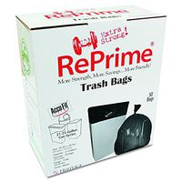 AccuFit HER H5645TCRC1 H5645TC RC1 Can Liner, 23 gal, 0.9mil, Clear, 28" Width, 45" Length, Resin (Pack of 50)