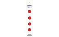 "Slimline Buttons Series 1-Red 2-Hole 5/8"" 4/Card"