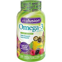 Vitafusion Omega 3 Gummies, 120 Count (Packaging May Vary), Multi