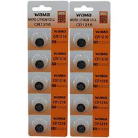 CR1216 Lithium Button Cell Batteries (Pack of 10)