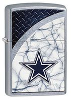 Zippo NFL Dallas Cowboys Street Chrome Pocket Lighter