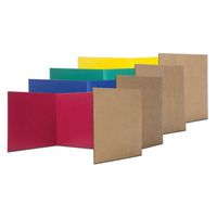 Flipside Products 60045 12" x 48" Study Carrel, Color Assortment (Pack of 24)