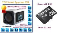 Online-Enterprises MVS01 Top Secret Spy Camera, Mini Clock Radio, w/4Gb Sd Card Included.Use it to Catch a Thief, Watch Construction Crews in Your House or just Monitor The Driveway.