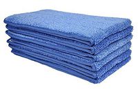 CleanAide All Purpose Mega Microfiber Mop Pad 24 Inches Blue 6 Pack