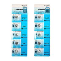 TOPPOWER Lithium Button Cell Battery 3V CR927 10pcs