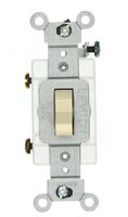 Leviton 12021-2I 3-Amp, 24 Volt AC/DC, Toggle Single-Pole, Industrial Grade, Self-Grounding, Ivory