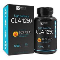 Sports Research CLA 1250, Plant Based, 1,250 mg, 90 Veggie Softgels