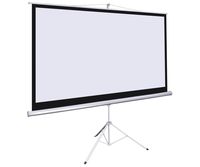 Giantex 100" 16: 9 Manual Projection Screen Pull Down Tripod Projector Matte White Stand