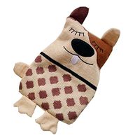 1L Hot Water Bottle Classic Premium Hot Rubber Bag with Soft Cover (Dog)