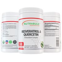 NutraBulk Resveratrol 250mg / Quercetin 120mg Capusules 500 Count