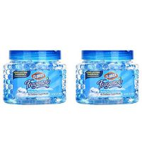 Clorox Fraganzia Air Freshener Crystal Beads in Morning Sky Scent, 12 Oz - 2 Pack | Home, Bathroom and Car Air Freshener Gel Beads for Odor Neutralizing