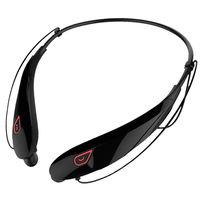 Wireless Headphones, Artlink Neckband Magnetic Wireless Sports in Ear Earbuds with Mic, 25 Hours Play Time Wireless 4.2 HD Stereo Noise Canceling Headsets for Gym Running Workout - Black