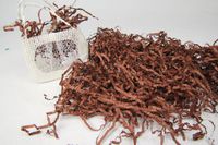 AmoreCreations - 7 Ounce Paper Shred Crinkle and Filler Paper Gift Wrap Supply (Chocolate)