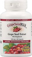Grape Seed Extract, 100 mg, 60 Caps by Natural Factors (Pack of 4)
