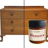 Beewax for Furniture Refresh, Nature Healthy Polish for Wood Furniture Leather and Metal Cover, Home Clean Desk Floor Renew (1Pcs/Wax, 85g/Per)