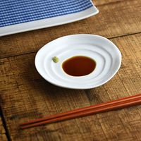MIYAMA Minoyaki haas Small Plate Soy Sauce,Food etc. White from Japan