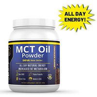 SOVA Keto Series MCT Oil Powder All Day Natural Energy and Increased Metabolism, Paleo and Ketogenic Friendly, Dissolves Easily in Coffee, Shakes, and Smoothies, 60 Servings, Chocolate