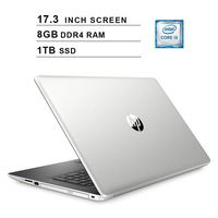 2019 HP Pavilion 17.3 Inch Touchscreen Laptop (Intel 4-Core i5-8265U up to 3.9GHz, 8GB DDR4 RAM, 1TB SSD, Intel UHD 620, WiFi, Bluetooth, DVD, Windows 10, Silver) (Renewed)
