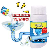 100G Bubble Foaming Cleaner,Powerful Sink and Drain Cleaner Chemical Powder Agent for Kitchen Toilet Pipe Dredging