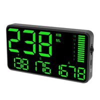 Queentres Digital GPS HUD Speedometer Car HUD Head Up Display Speedometer with Overspeed Alarm MPH KM/h Truck Odometer