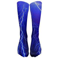 X-PEACH Lightning Women Men Athletic Long Socks For Outdoor Socks
