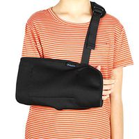 Child Arm Sling, Pediatric & Toddlers Adjustable Shoulder Support Strap for Broken, Fractured Wrist, Rotator Cuff Full Soft Immobilizer Fits Kids, Youth, Teens, Left or Right Arm