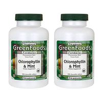 Swanson Chlorophyllin & Mint 500 Chwbls (2 Pack)