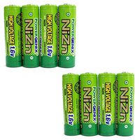 8 pcs 2500mWh 1.6V Volt AA 2A NiZn Rechargeable Battery Cell PowerGenix US Stock