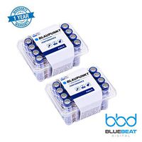 Blaupunkt AAA Performance Alkaline 1.5 Volt Batteries | Long Lasting All-Purpose Triple A High Capacity Battery for Household and Business Use | [Pack of 48 Batteries]