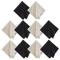 SHINLIF 10 Pcs Microfiber Cleaning Cloths 9.8x9.8 Inch - Perfect For Cleaning Cell Phones, Lenses, Laptops, Tablets, Glasses, Spectacles, Silverware, Screens, and Delicate Surface(10 Pack）
