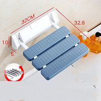 Shower seat,Folding seat Anti-skidding Wall chair Plastic Change shoes Bathroom Rest Corridor Changing shoes-H