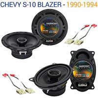 Compatible with Chevy S-10 Blazer 1990-1994 OEM Speaker Upgrade Harmony R46 R65 Package New