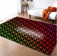 3d Living Room Carpet Creative Room Decoration Bedroom Rectangular Dining Room Mat
