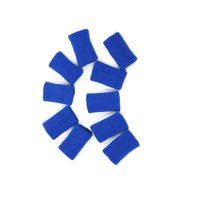 Upgraded Finger Sleeves Thumb Splint Brace for Finger Support, Relieve Pain for Arthritis, Trigger Finger, Compression Aid for Sports, Blue