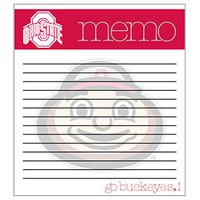 The Fanatic Group Ohio State Buckeyes Memo Note Pad - 2 Pads