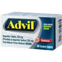 Advil Film-Coated Ibuprofen 200 mg Tablets 40 ea