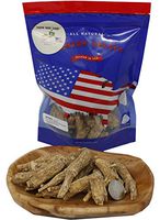 DOL Hand-Selected American Wisconsin Farmed Ginseng Root,Vegan, Non-GMO, Gluten Free Herb 美國威斯康辛州人參根/西洋參根 大包裝 (227g/Bag)