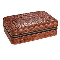 Humidors Cigar 4 Sticks Cigar Portable Cigar Cedarwood Box Travel Cigar Box Good Sealing Performance Best Gift (Color : Brown, Size : 813.820.5cm)