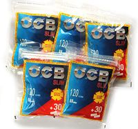 OCB Slim Cigarette Filter Tips - 5 x 150 Filters