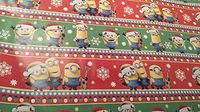 Christmas Wrapping Despicable Me Minions Holiday Paper Gift Greetings 1 Roll Design Festive Wrap Red Minion
