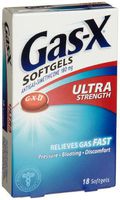 Gas-X Ulta Strength, 18-Count Softgels (Pack of 2)