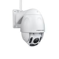 Foscam Outdoor PTZ (4X Optical Zoom) HD 1080P WiFi Security Camera - Pan Tilt Wireless IP Camera with Night Vision up to 196ft, IP66 Weatherproof Shell, WDR, Motion Alerts, and More (FI9928P)