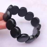 shengyuze Health Bracelet, Oval Energy Stone Bracelet Hand Chain Massage Jewelry for Men Women Health Care