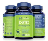 K-LYTES Electrolyte Supplement Rapid Rehydration - Vitamin D, Minerals & BioPerine Pepper For Best Electrolytes Absorption - Stops Cramps, Boosts Energy, Endurance & Recovery - Perfect Keto Diet Pills